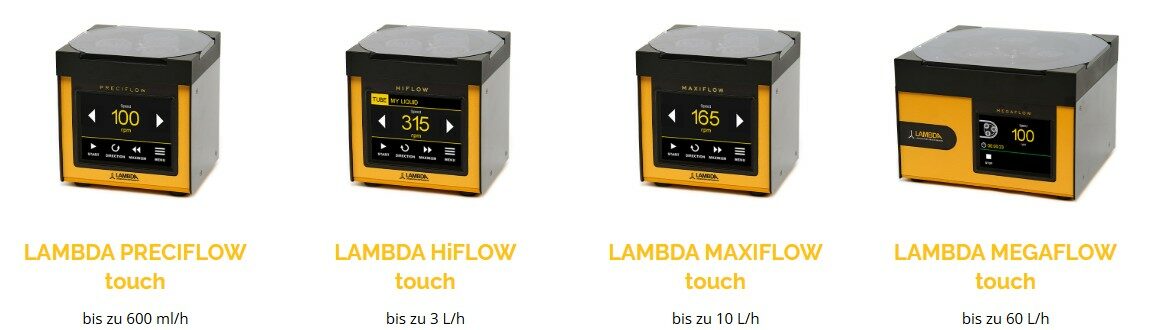 LAMBDA touch Schlauchpumpen