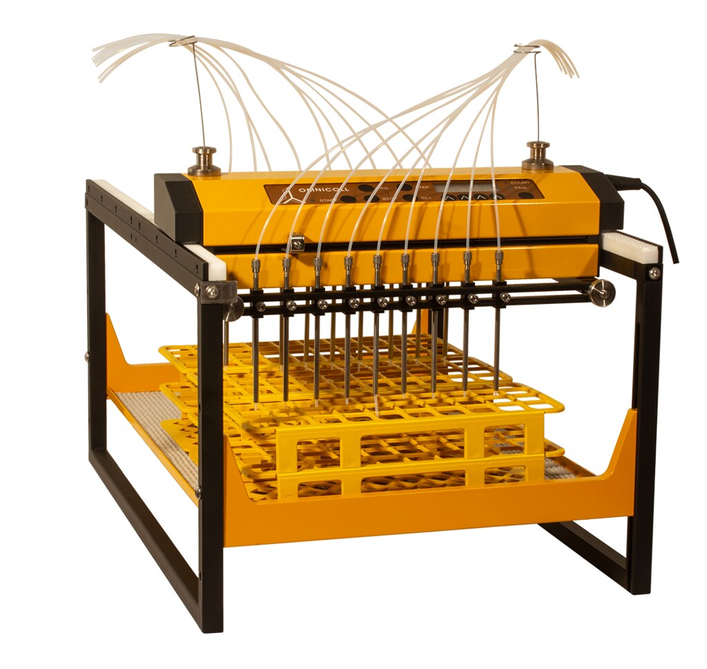 Kundenspezifischer Mehrkanal-Fraktionssammler LAMBDA OMNICOLL für 18 Ströme